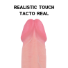 ROCKARMY - UPRZAZ + REALISTYCZNE DILDO TYGRYSOW O PODWOJNEJ GESTOSCI 14 CM -O- 4.46 CM