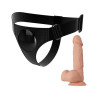 PRETTY LOVE - SZELKI MAJTY UNIWERSALNE SZELKI Z DILDO JERRY 21,8 CM NATURALNY