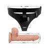 PRETTY LOVE - SZELKI MAJTY UNIWERSALNE SZELKI Z DILDO JERRY 21,8 CM NATURALNY