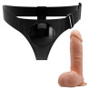PRETTY LOVE - SZELKI MAJTY UNIWERSALNE SZELKI Z DILDO TOM 20 CM NATURALNY