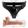 PRETTY LOVE - SZELKI MAJTY UNIWERSALNE SZELKI Z DILDO KEVIN 19 CM NATURALNY