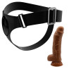 PRETTY LOVE - SZELKI MAJTY UNIWERSALNE SZELKI Z DILDO MICHEAL 20 CM CZARNE