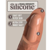 KING COCK - ELITE WYGODNE REGULOWANE SZELKI Z DILDO 17,8 CM