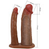PRETTY LOVE - KEAVEN HARNESS BRIEFS UNIWERSALNE I WYGODNE PODWÓJNE DILDO