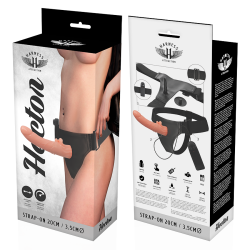 HARNESS ATTRACTION - WIBRATOR RNES HECTOR 20 CM -O- 3.5 CM