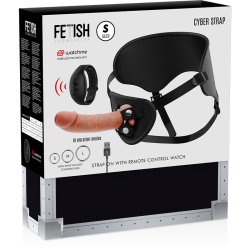 FETISH SUBMISSIVE CYBER STRAP - UPRZAZ Z PILOTEM TECHNOLOGIA DILDO WATCHME S