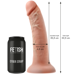 FETISH SUBMISSIVE CYBER STRAP - UPRZAZ Z PILOTEM TECHNOLOGIA DILDO WATCHME L