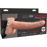 FETISH FANTASY SERIES - REGULOWANA UPRZAZ DILDO REALISTYCZNE Z KULKAMI LADOWANYMI I WIBRATOREM 23 CM