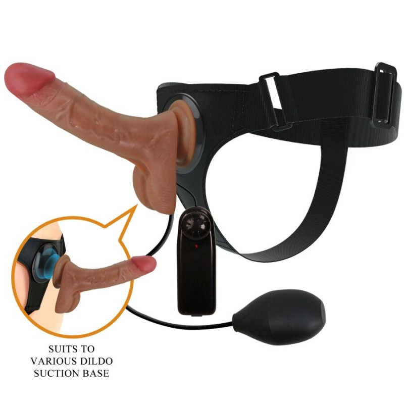 PRETTY LOVE - SLIP UNIVERSALE CON DILDO VIBRANTE E SQUIRTING 15,5 CM MULATO PRETTY LOVE - SLIP UNIVERSALE CON DILDO VIBRANTE E SQUIRTING 15,5 CM MULATO