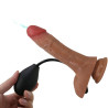 PRETTY LOVE - UNIWERSALNE SZELKI Z WIBRACYJNYM I STRZASKUJĄCYM DILDO 15,5 CM MULATO