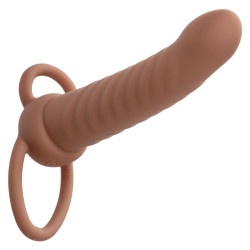 CALEXOTICS - MAXX RIBBED DUAL PENETRATOR 10 WIBRACJI BRAZOWY