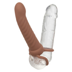 CALEXOTICS - MAXX RIBBED DUAL PENETRATOR 10 WIBRACJI BRAZOWY