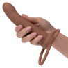 CALEXOTICS - MAXX RIBBED DUAL PENETRATOR 10 WIBRACJI BRAZOWY