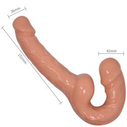 BAILE - ULTRA NAMIETNY DILDO Z UPRZAZA BEZ WSPARCIA