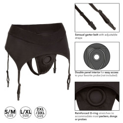 CALEXOTICS - STRINGI BEZ OGRANICZEN Z PODWIAZKA L/XL