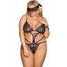 SUBBLIME - QUEEN PLUS BODY I Z OPASKA CZARNY