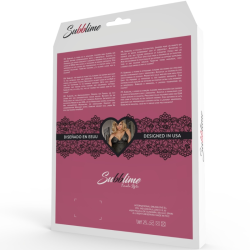 SUBBLIME - QUEEN PLUS BODY I Z OPASKA CZARNY