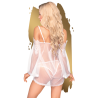 PENTHOUSE - LIP SMACKER BABYDOLL BIALY S/M