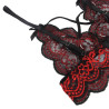 SUBBLIME - SET DWUCZESCIOWY KORONKOWY TOP I MAJTKI S/M