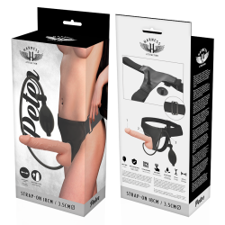 HARNESS ATTRACTION - RNES PETER Z DMUJACYM PENISEM 18 CM -O- 3.5 CM