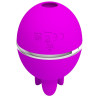 PRETTY LOVE - FIOLETOWY OKRAGLY WIBRATOR SILIKONOWY GEMINI BALL
