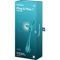SATISFYER - PLUG & PLAY 1 ELASTYCZNY MULTIWIBRATOR