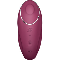 SATISFYER - TAP & CLIMAX 1 WIBRATOR NAKLADANY CZERWONY