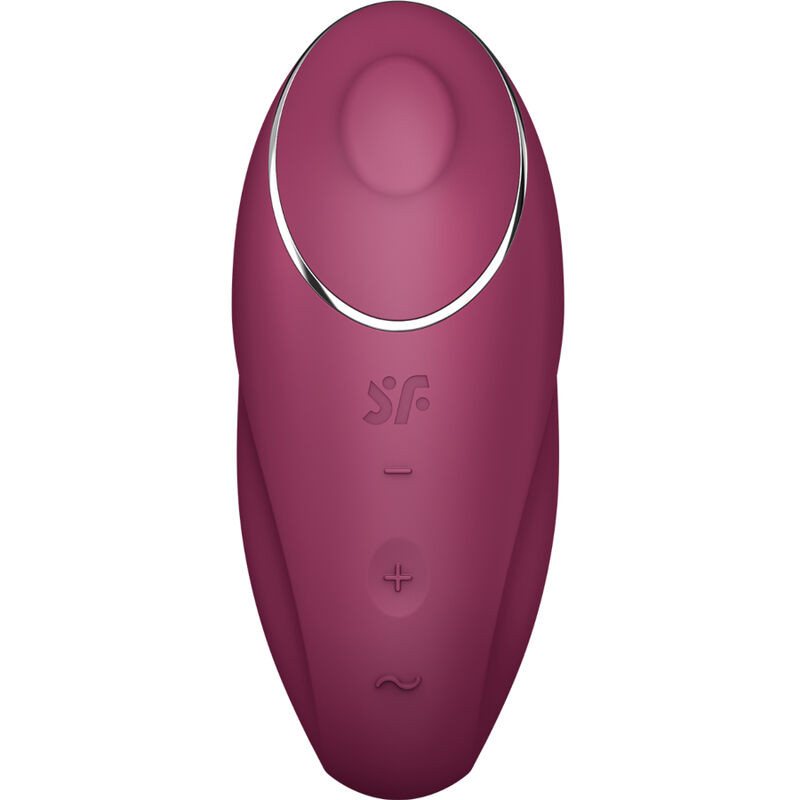 SATISFYER - TAP & CLIMAX 1 WIBRATOR NAKLADANY CZERWONY