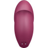 SATISFYER - TAP & CLIMAX 1 LAY-ON VIBRATOR RED
