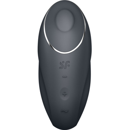 SATISFYER - TAP & CLIMAX 1 WIBRATOR NAKLADANY CZARNY