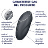 SATISFYER - TAP & CLIMAX 1 WIBRATOR NAKLADANY CZARNY