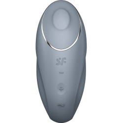 SATISFYER - TAP & CLIMAX 1 WIBRATOR NAKLADANY SZARY