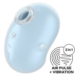 SATISFYER - CUTIE GHOST NAKLADANY WIBRATOR JASNONIEBIESKI