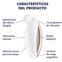 SATISFYER - SPOT ON 2 WIBRATOR NAKLADANY BIALY