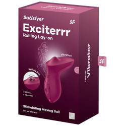 SATISFYER - EXCITERRR WIBRATOR LAY-ON ŁECHTACZKA FUKSJA