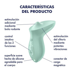 SATISFYER - EXCITERRR WIBRATOR LAY-ON CLITORIS MINT