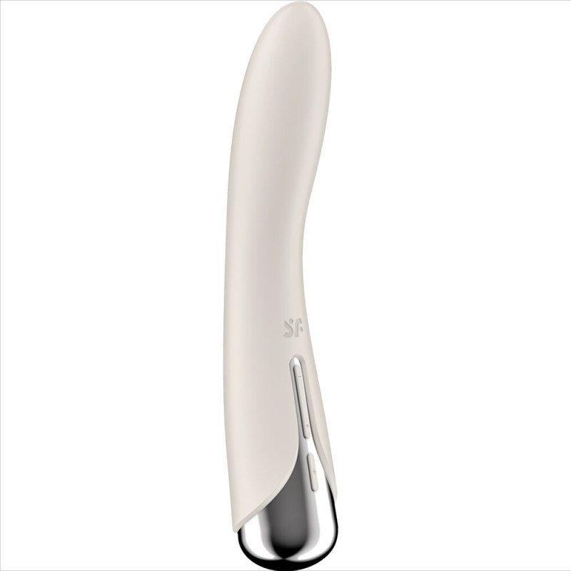 SATISFYER - WIBRATOR ROTATOROWY SPINNING VIBE 1 G-SPOT BEZOWY