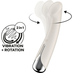 SATISFYER - WIBRATOR SPINNING G-SPORT 1 ROTATOR BEZOWY