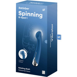 SATISFYER - WIBRATOR SPINNING G-SPORT 1 ROTATOR NIEBIESKI