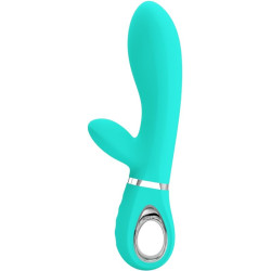 PRETTY LOVE - WIELOFUNKCYJNY WIBRATOR PUNKTU G THOMAS AQUA GREEN