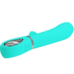 PRETTY LOVE - WIELOFUNKCYJNY WIBRATOR PUNKTU G THOMAS AQUA GREEN