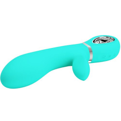 PRETTY LOVE - WIELOFUNKCYJNY WIBRATOR PUNKTU G THOMAS AQUA GREEN