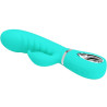 PRETTY LOVE - WIELOFUNKCYJNY WIBRATOR PRESCOTT Z PUNKTEM G AQUA GREEN