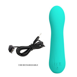PRETTY LOVE - WIBRATOR AKUMULATOROWY FAUN AQUA GREEN