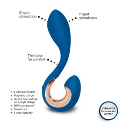 G-VIBE - GPOP 2 WIBRATOR PUNKTOWY G I P INDYGO NIEBIESKI