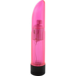 SEVEN CREATIONS - KRYSTALICZNIE PRZEZROCZYSTY WIBRATOR LADY PINK