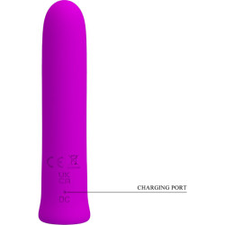 PRETTY LOVE - WIBRATOR CURTIS MINI SUPER POWER 12 FIOLETOWYCH WIBRACJI SILIKONOWYCH