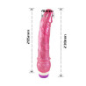 BAILE - REALISTYCZNY CZERWONY WIBRATOR 23 CM