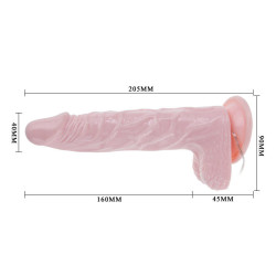 BAILE - REALISTYCZNY DILDO SUPER ROTA DONG 20,5 CM