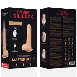 CYBER SILICOCK - PILOT REALISTYCZNY MASTER HUCK 20.9 CM -O- 4 CM